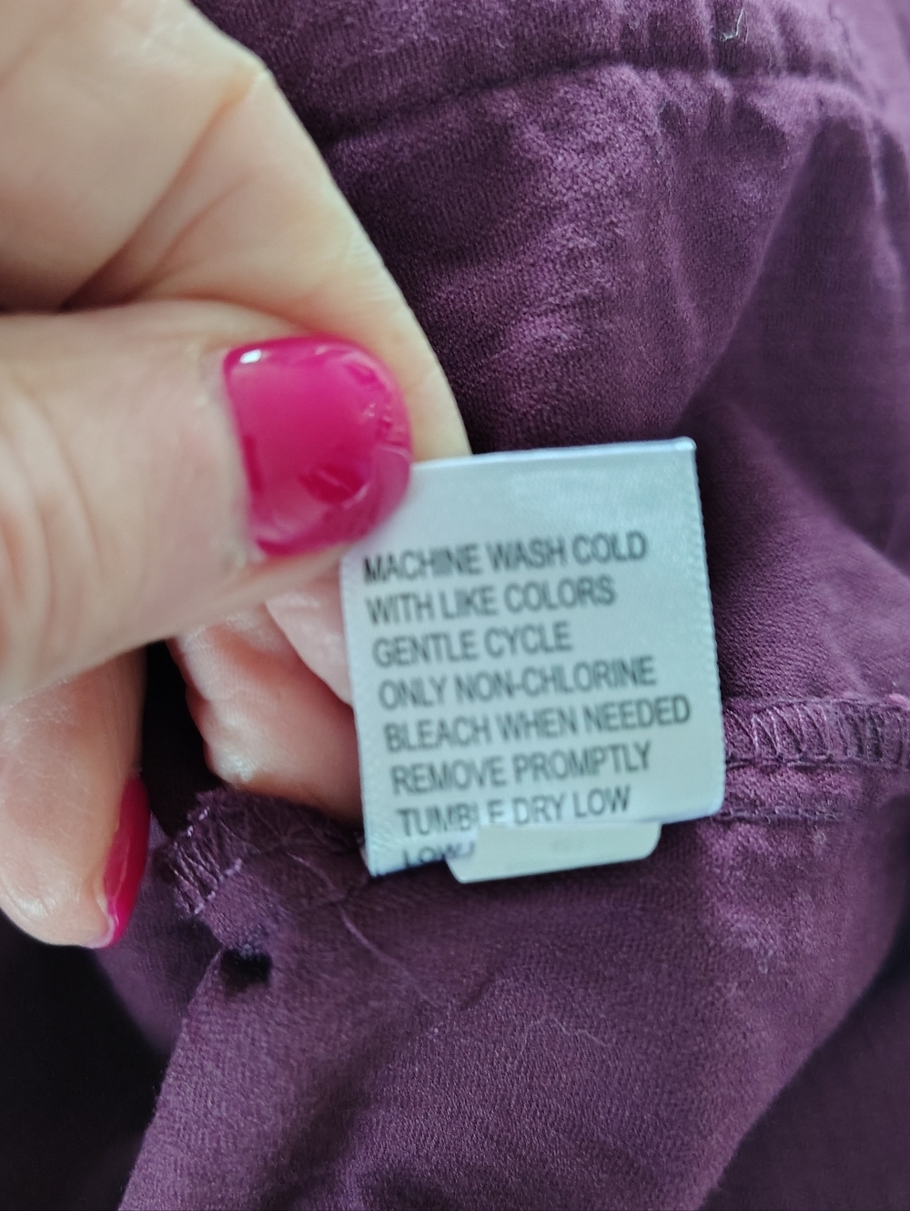 Appleseed's Corduroy Button-Up Jacket in Deep Plum PM - Picture 10 of 12